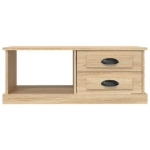 Tavolino da Salotto Rovere Sonoma 90x50x35 cm Legno Multistrato