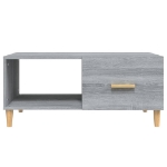 Tavolino Salotto Grigio Sonoma 89,5x50x40 cm Legno Multistrato