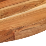 Tavolo da Bistrot Rotondo Ø70x75 cm Legno Massello di Acacia