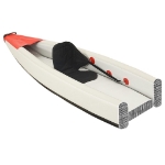 Kayak Gonfiabile Rosso 375x72x31 cm in Poliestere