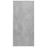 Scrivania Grigio Cemento 102,5x35x75 cm in Truciolato