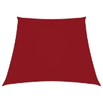 Parasole a Vela in Tela Oxford a Trapezio 2/4x3 m Rosso