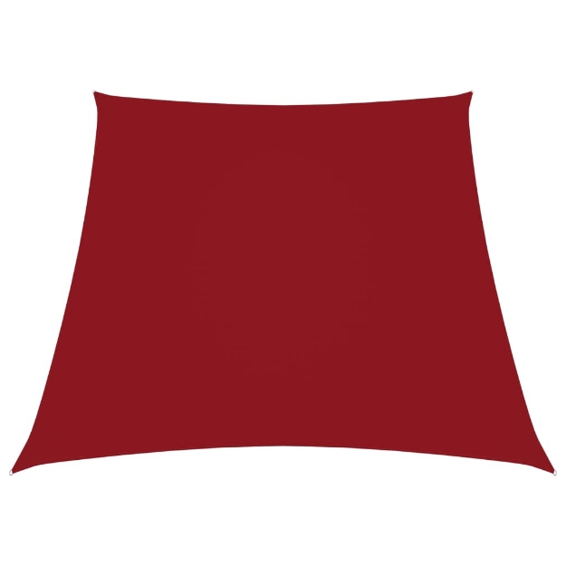 Parasole a Vela in Tela Oxford a Trapezio 2/4x3 m Rosso