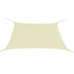 Parasole a Vela Oxford Quadrato 3,6x3,6 m Crema