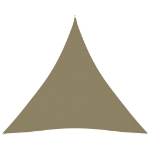 Parasole a Vela Oxford Triangolare 3x3x3 m Beige