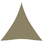 Parasole a Vela Oxford Triangolare 3x4x4 m Beige