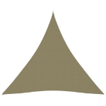 Parasole a Vela Oxford Triangolare 4,5x4,5x4,5 m Beige