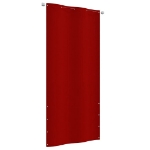 Paravento per Balcone Rosso 100x240 cm in Tessuto Oxford