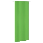 Paravento per Balcone Verde Chiaro 100x240 cm in Tessuto Oxford