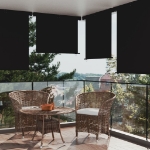 Tenda Laterale per Balcone 140x250 cm Nera