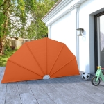 Tenda Laterale per Terrazza Pieghevole Terracotta 160 cm