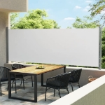 Tenda Laterale Retrattile per Patio 600x160 cm Crema