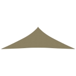 Parasole a Vela Oxford Triangolare 3x3x4,24 m Beige