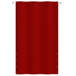 Paravento per Balcone Rosso 140x240 cm in Tessuto Oxford