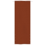 Paravento per Balcone Terracotta 80x240 cm in Tessuto Oxford