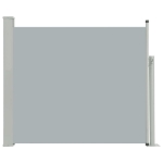 Tenda Laterale Retrattile per Patio 100x300 cm Grigio