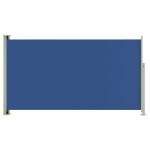 Tenda Laterale Retrattile per Patio 170x300 cm Blu