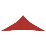 Vela Parasole 160 g/m² Rossa 3x4x4 m in HDPE