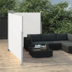 Tenda da Sole Due Lati Retrattile per Patio 170x600 cm Crema