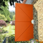 Tenda Laterale per Terrazza Pieghevole Terracotta 300x150 cm