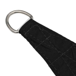 Parasole a Vela Oxford Triangolare 3x3x4,24 m Nero