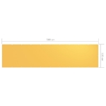 Paravento Balcone Giallo 120x500 cm in Tessuto Oxford