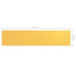 Paravento Balcone Giallo 90x400 cm in Tessuto Oxford