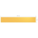 Paravento Balcone Giallo 90x600 cm Tessuto Oxford