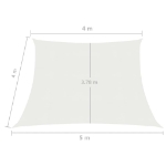 Vela Parasole 160 g/m² Bianca 4/5x4 m in HDPE