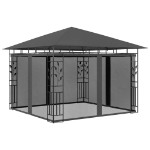 Gazebo con Zanzariera 3x3x2,73 m Antracite 180 g/m²