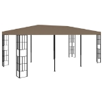 Gazebo 6x3 m Grigio Talpa