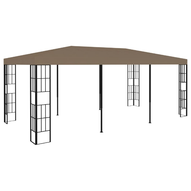 Gazebo 6x3 m Grigio Talpa