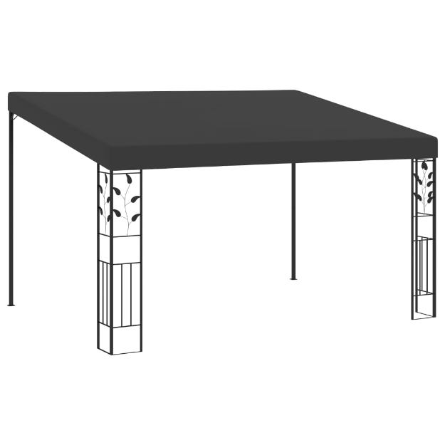 Gazebo a Parete 4x3x2,5 m Antracite