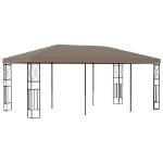 Gazebo 6x3 m Grigio Talpa in Tessuto