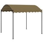 Gazebo 4x3x2,6 m Grigio Talpa 180 g/m²