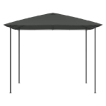 Gazebo 3x3x2,6 m Antracite 160 g/m²