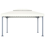 Gazebo 400x300 cm Crema Alluminio