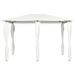 Gazebo con Montanti Rivestiti 3x4x2,6 m Crema 160 g/m²