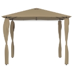 Gazebo con Montanti Rivestiti 3x3x2,6 m Talpa 160 g/m²