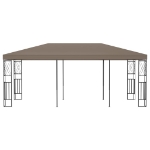 Gazebo 6x3 m Grigio Talpa in Tessuto