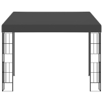 Gazebo a Parete 3x3 m Antracite in Tessuto