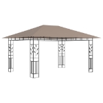 Gazebo con Zanzariera 4x3x2,73 m Talpa 180 g/m²