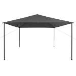 Gazebo da Giardino 4x4x3 m Antracite 180 g/m²