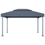 Gazebo 400x300 cm Antracite Alluminio