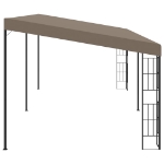 Gazebo a Parete 6x3 m Talpa in Tessuto