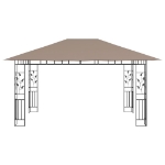 Gazebo con Zanzariera 4x3x2,73 m Talpa 180 g/m²