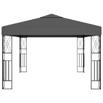 Gazebo 3x4 m Antracite in Tessuto