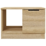 Tavolino da Salotto Rovere Sonoma 50x50x36 cm Legno Multistrato