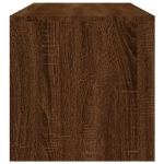 Tavolino Salotto Rovere Marrone 100x40x40 cm Legno Multistrato