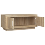 Tavolino da Salotto Rovere Sonoma 102x50x45cm Legno Compensato